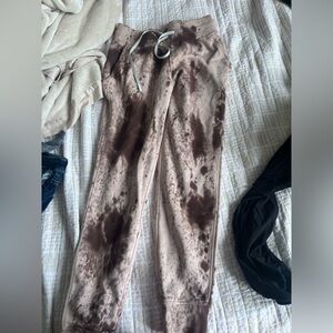 Pink Marble Lululemon joggers size 4